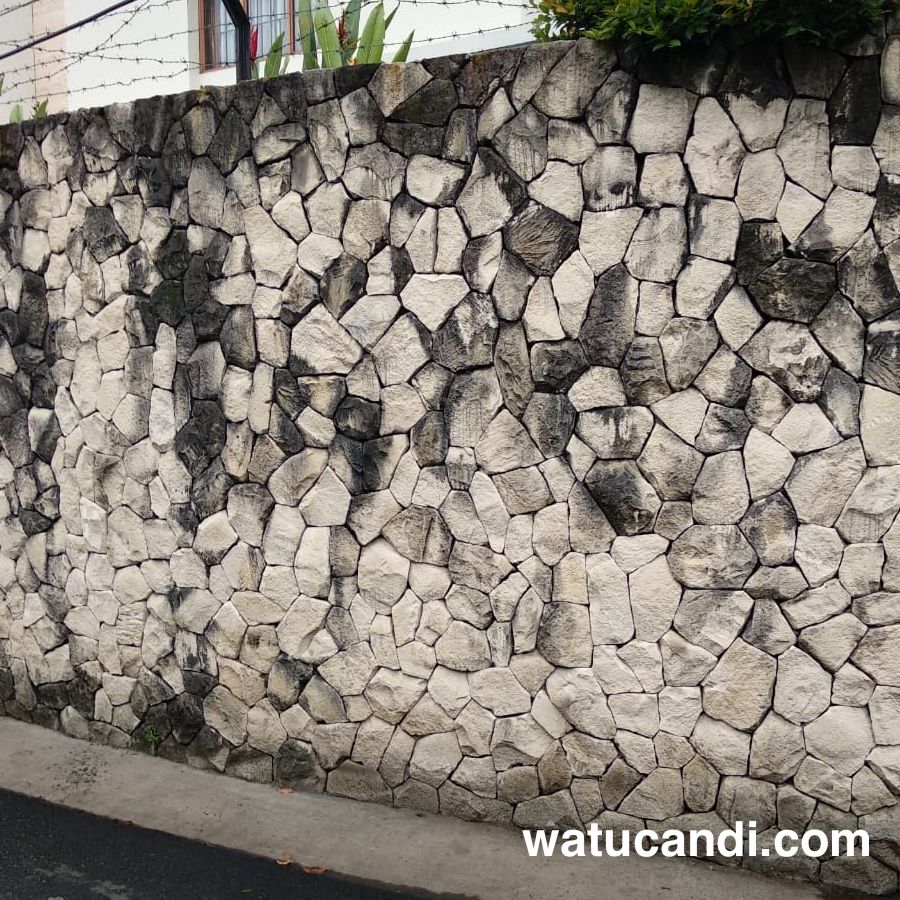 Limestone abstrak random acak serai bali.