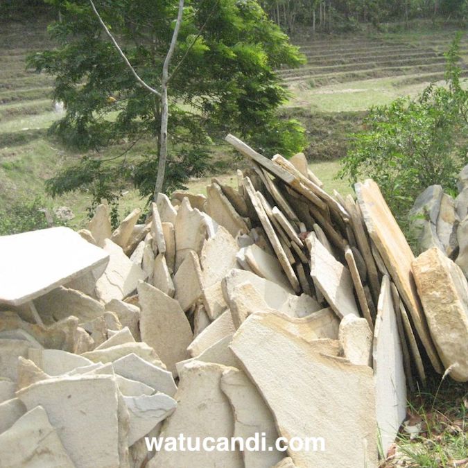 batu kapur serai bali limestone tile dinding