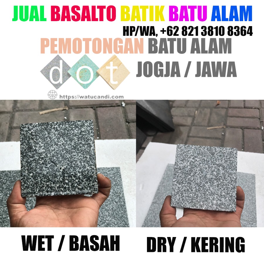 Granit Tile Batik Basalto Batu Alam Dinding Lantai.