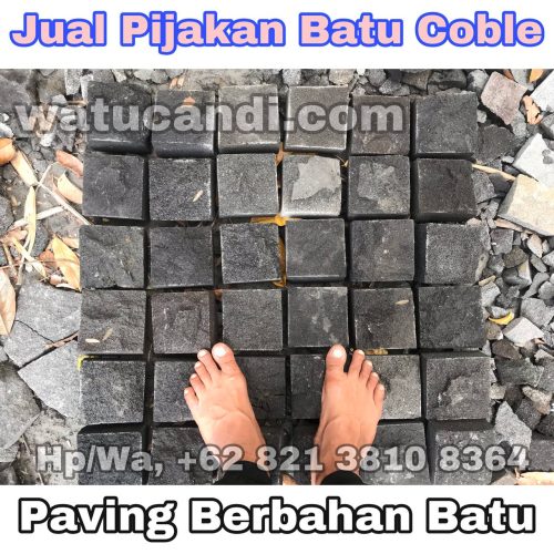 stepping batu alam pijakan paving batu