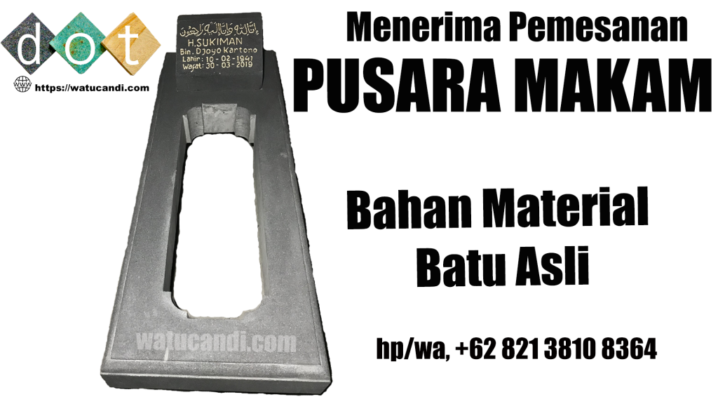 Pemesanan Pusara Makam Batu 