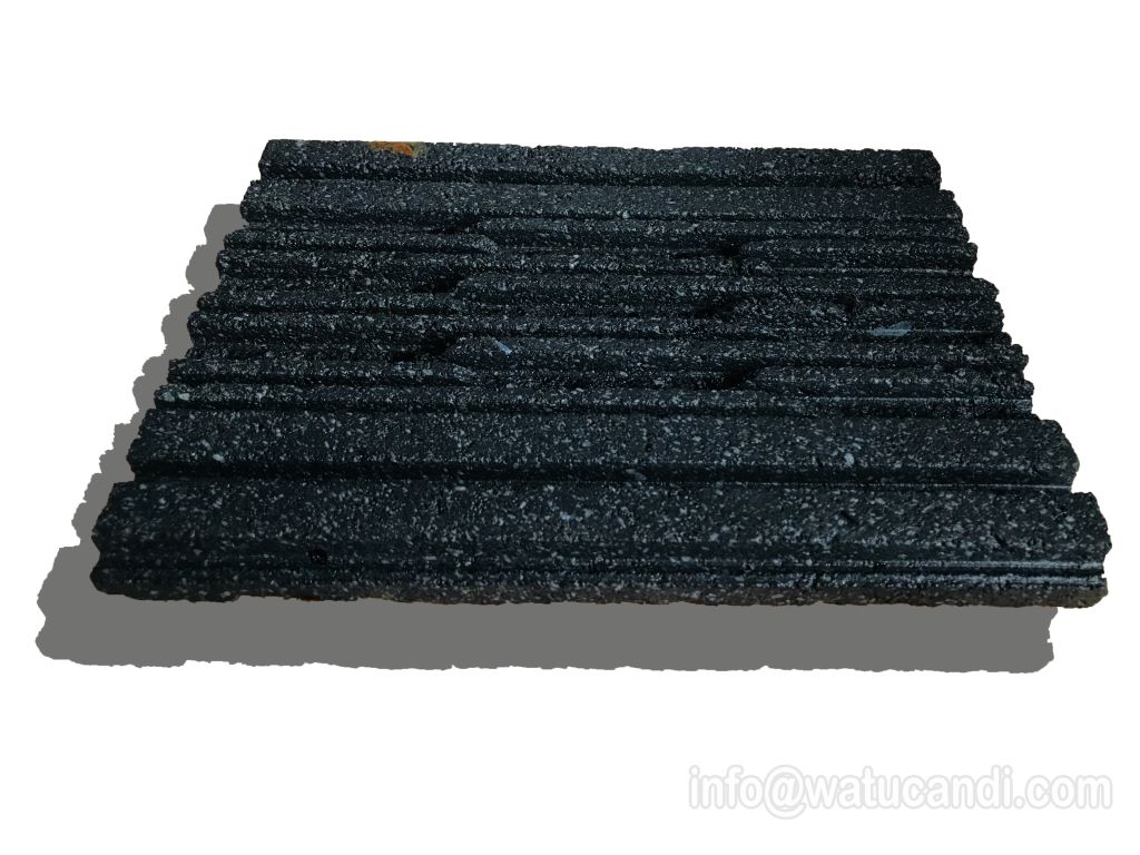 09 Stone Types (GC|broken) Type of line or the distance between the blades forming the surface line of natural stone as wall cladding decoration. black lava stone tiles watucandi.com pedra hitam lisa batu alam candi hitam alur.