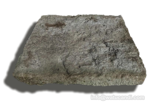 Hand-carved natural stone stepping stones for garden paths and pool decks