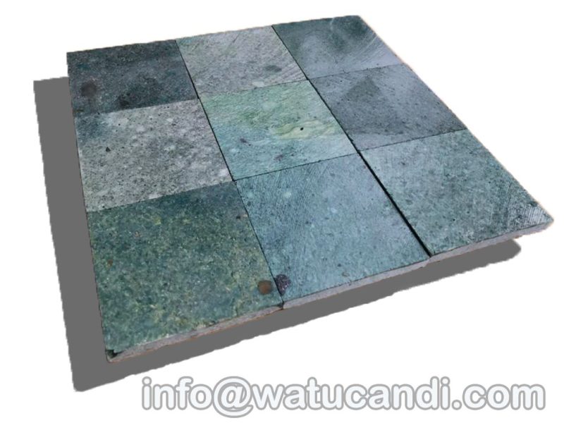 The Beauty of Sukabumi Green Natural Stone Indonesia – Captivating Tropical Natural Charm. The beauty of authentic Indonesian Sukabumi green natural stone featuring calming natural green hues and distinctive volcanic texture, perfect for tropical pools, walls, and floors