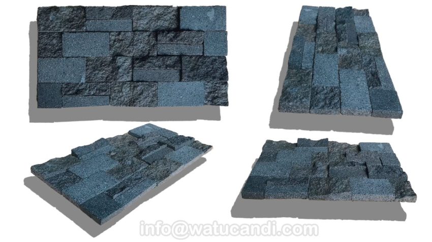 Lava Stone Tiles Wall Covering Lava Mosaic Kombinasi rta+rtm