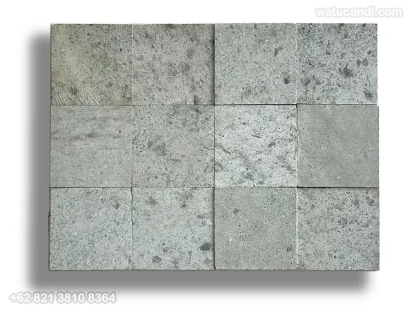 Ubin Batu Hijau Lokal vs Presisi Batu Hijau Sukabumi Kualitas Export presisi green stone tile pedra verde