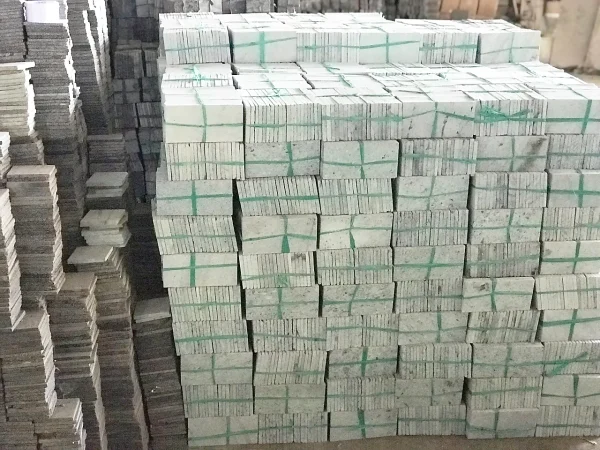 Ubin Batu Hijau Lokal vs Presisi KUalitas pedra hijau verde presisi export stok green stone tile