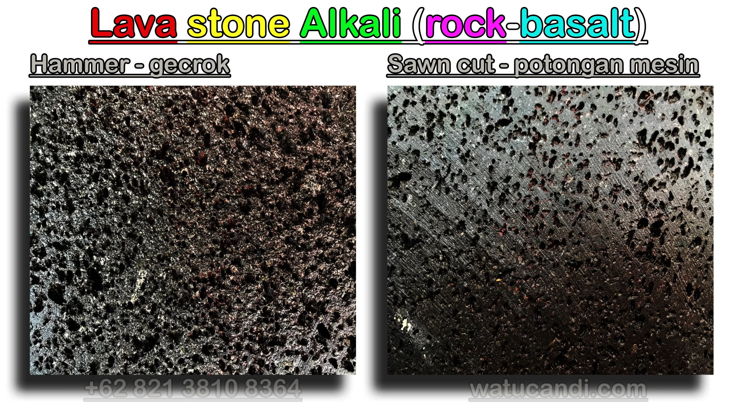 Finishing-batu-alam-lava-stone-alkali-rock-basalt-sawncut-vs-hammer Lava Alkali (sawncut vs bushhammer)
