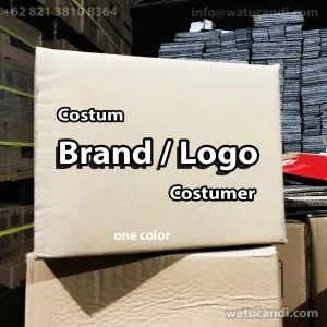 Costum Brand Logo Costumer packing lava stone tile - batu alam candi presisi