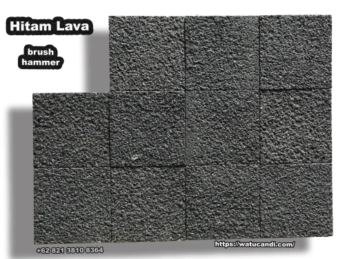 HItam Lava Brush Hammer Permukaan Palu Semak Hitam Lava