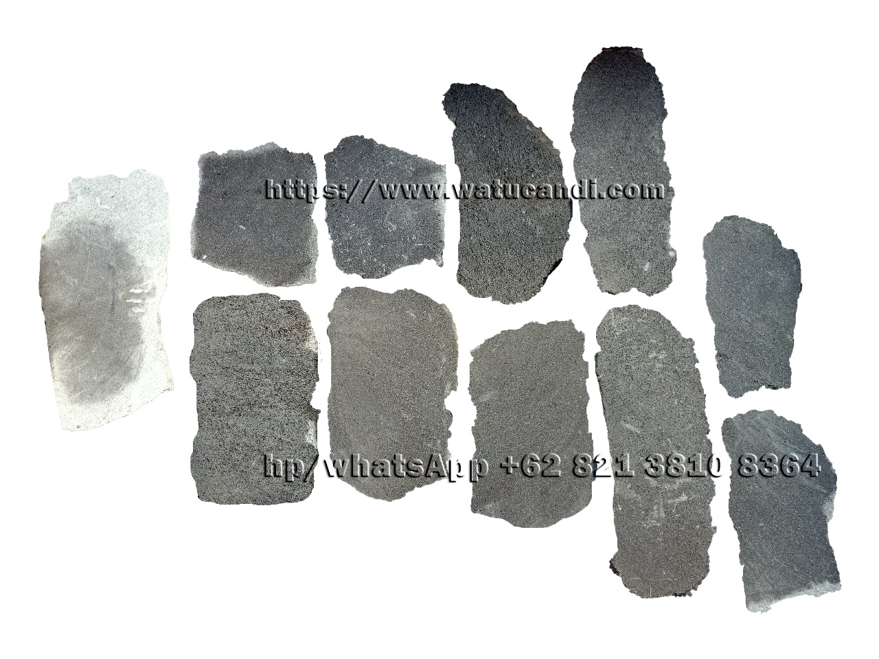 Dimensions of Flat Random Riverstone Natural Stone. Dimensions of Flat Random Riverstone Natural Stone.