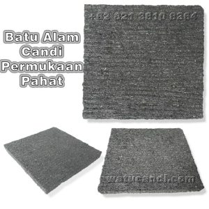 Batu alam candi permukaan pahat