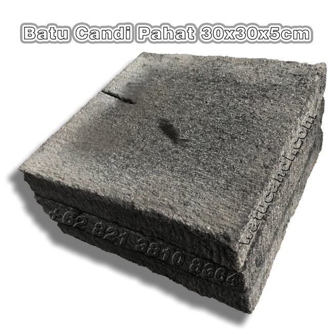 Jual Paving Batu candi pahat Buatan Tangan 30x30x5cm