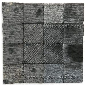 Dry lava stone and sandstone natural stone featuring a chisel-etched machine finish, showcasing the rough natural texture and authentic stone color, ideal for flooring, wall cladding, and exterior paving.