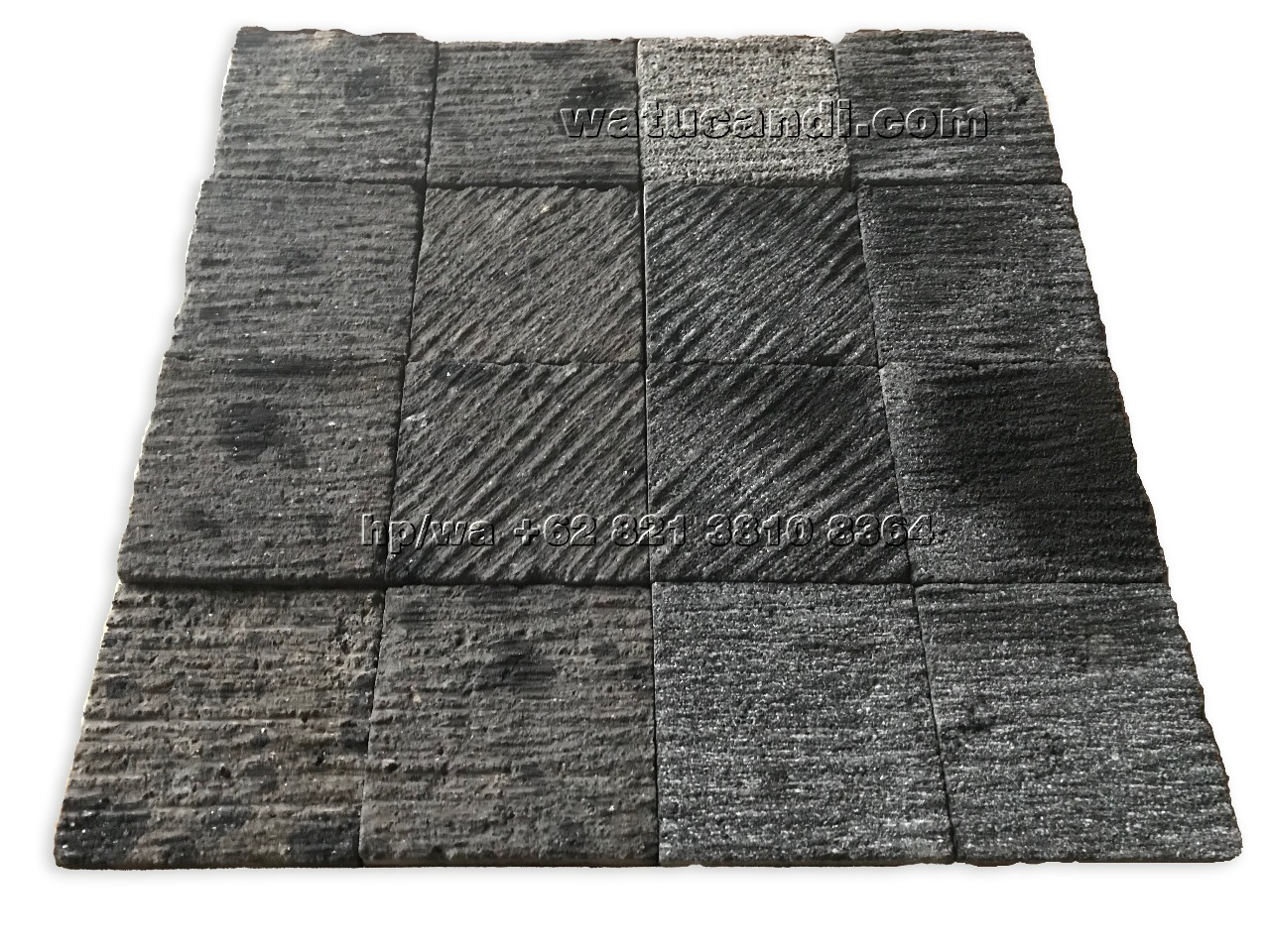 Natural stone paving with chisel-etched machine surface Natural stone paving with chisel-etched machine surface