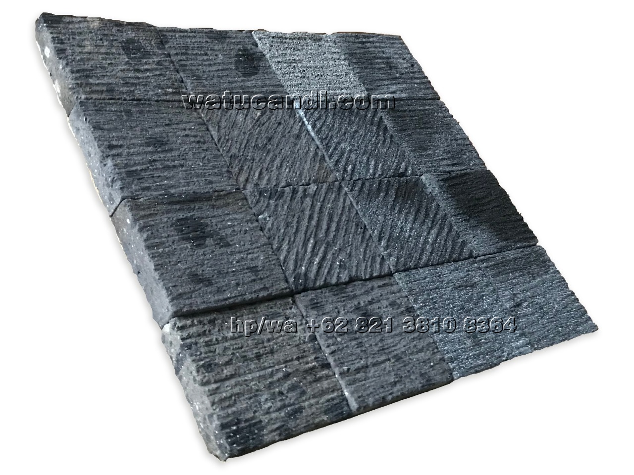 Machine chiseled natural stone paving product Machine chiseled natural stone paving product