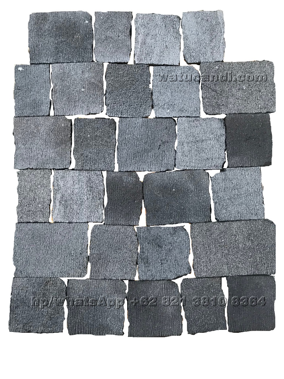 Susunan permukaan Ubin Batu Alam Candi Pahat (Chisel-Etched) lavastone-sandstone pedra hitam, black lavastone, pietra, petra Susunan permukaan Ubin Batu Alam Candi Pahat (Chisel-Etched) lavastone-sandstone pedra hitam, black lavastone, pietra, petra