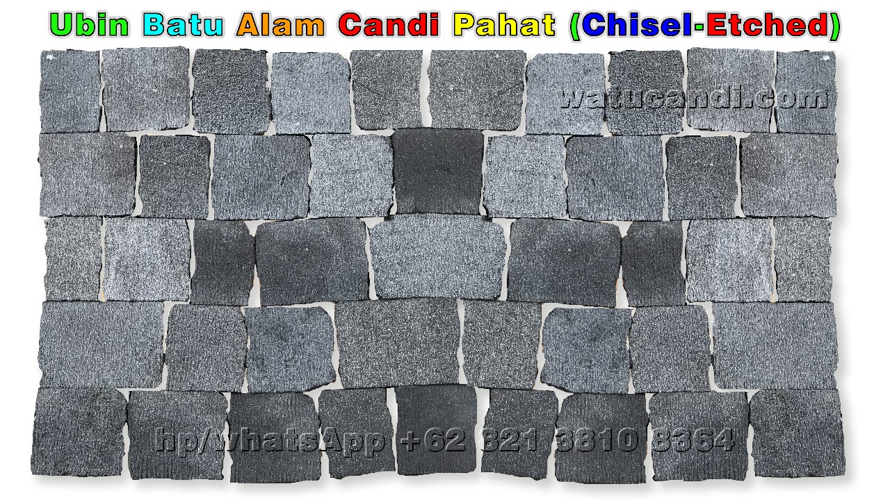 Ubin Batu Alam Candi Pahat (Chisel-Etched) lavastone-sandstone pedra hitam, black lavastone, pietra, petra Ubin Batu Alam Candi Pahat (Chisel-Etched) lavastone-sandstone pedra hitam, black lavastone, pietra, petra
