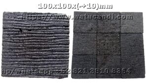 Natural stone face with machine scratch lines textured decorative stone wall cladding for modern interior design