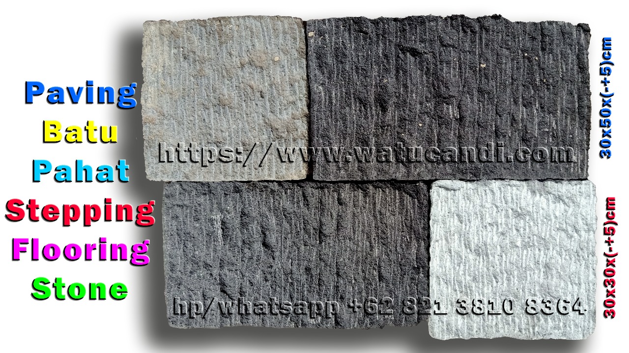 hand carved candi stone paving flooring