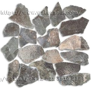 Natural andesite stone slabs showcasing natural beauty for wall and floor cladding