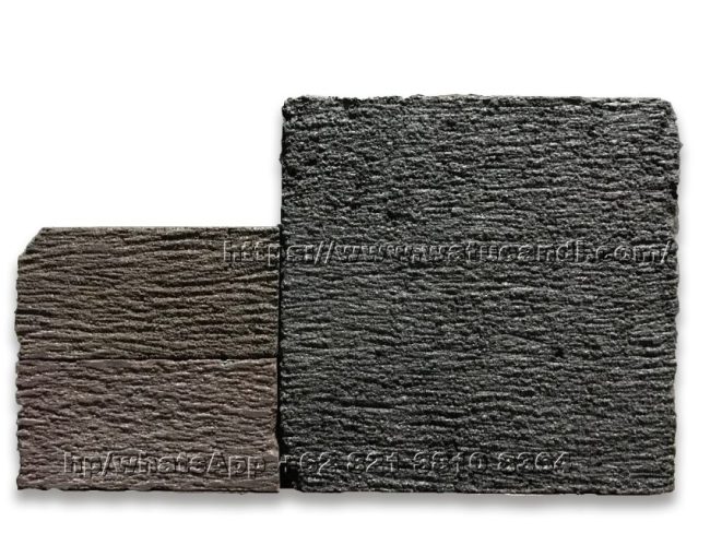 Watucandi, an Indonesian natural stone manufacturer, produces hand-carved stone flooring with distinctive natural chisel marks, perfect for residential homes, villas, resorts, and commercial projects with natural and tropical themes.
