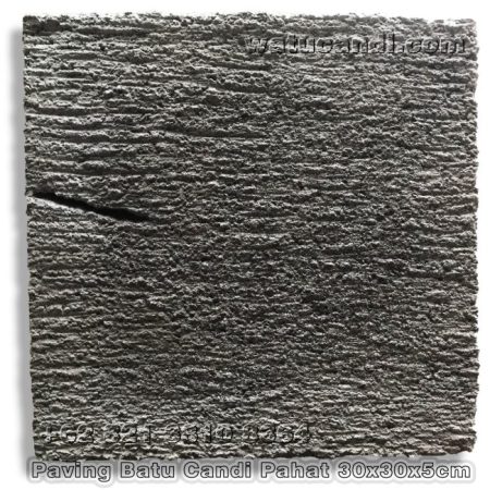 Lantai Batu Lahar Buatan Tangan Pahat 30x30x5cm