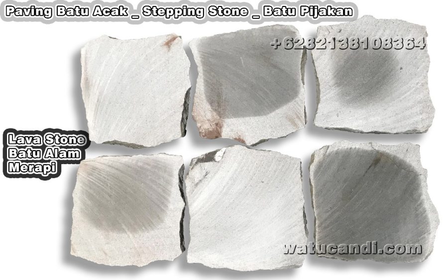 Dark Grey Lava Stepping Stone