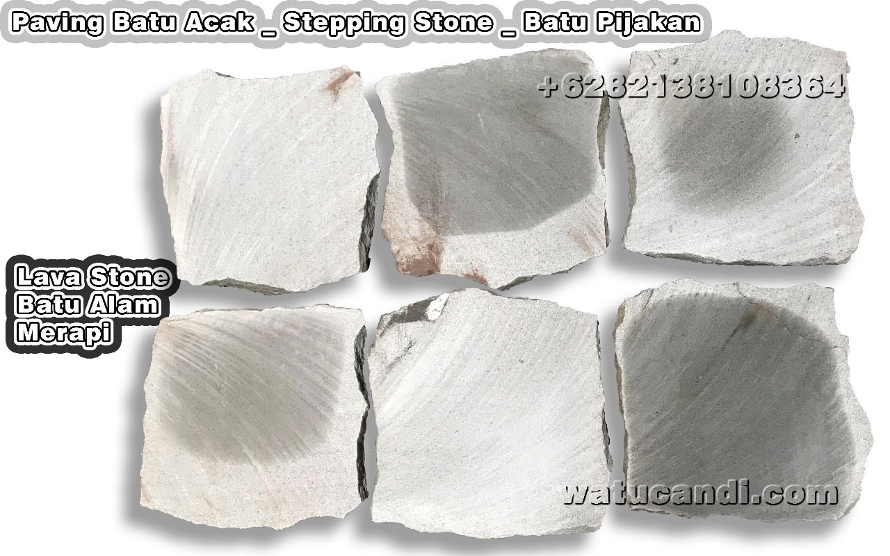 Dark Grey Lava Stepping Stone Abu-abu paving batu andesit merapi Paving batu alam ireguler Dark Grey Lava Stepping Stone Abu-abu paving batu andesit merapi Paving batu alam ireguler