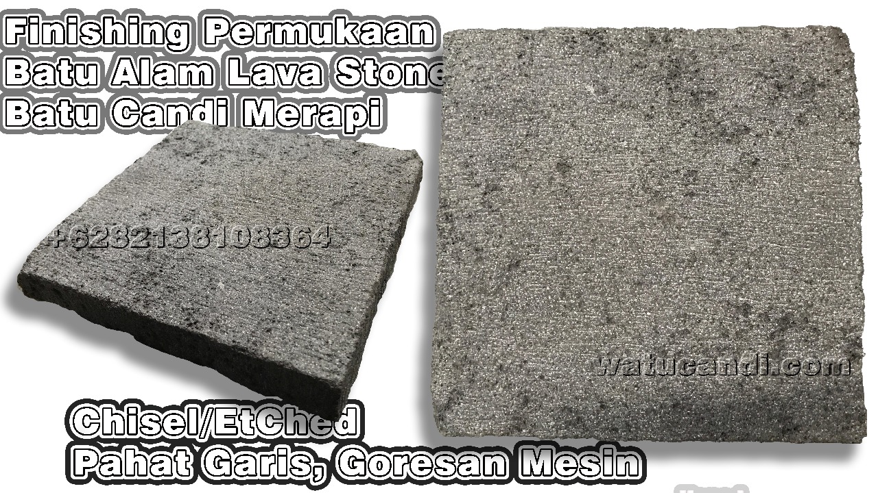 Finishing permukaan batu alam lava stone slabs merapi Chisel Etched Garis mesin pahat Paving batu alam ireguler Finishing permukaan batu alam lava stone slabs merapi Chisel Etched Garis mesin pahat Paving batu alam ireguler
