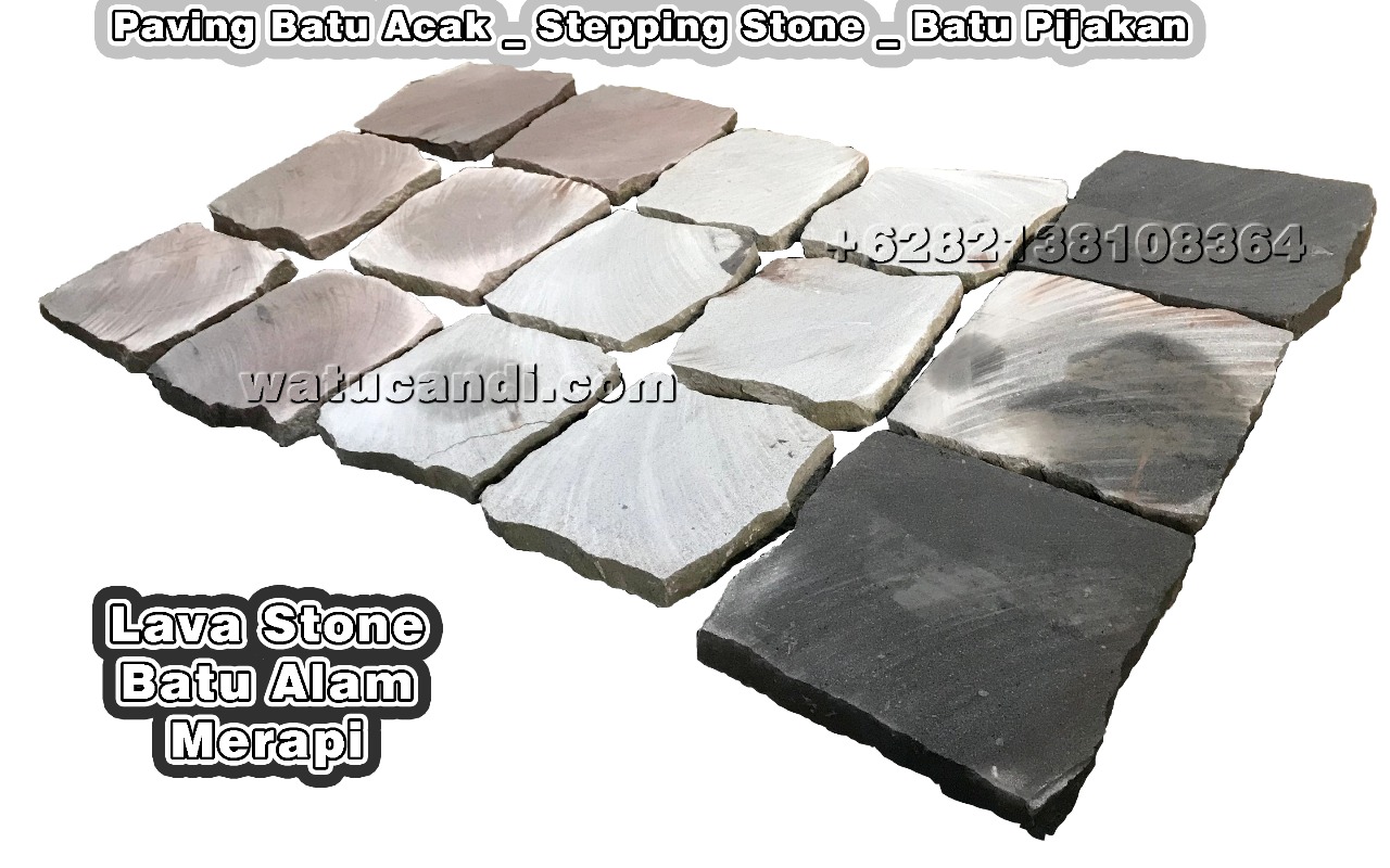 lava stone merapi batu candi paving acak stepping stone Paving batu alam ireguler lava stone merapi batu candi paving acak stepping stone Paving batu alam ireguler