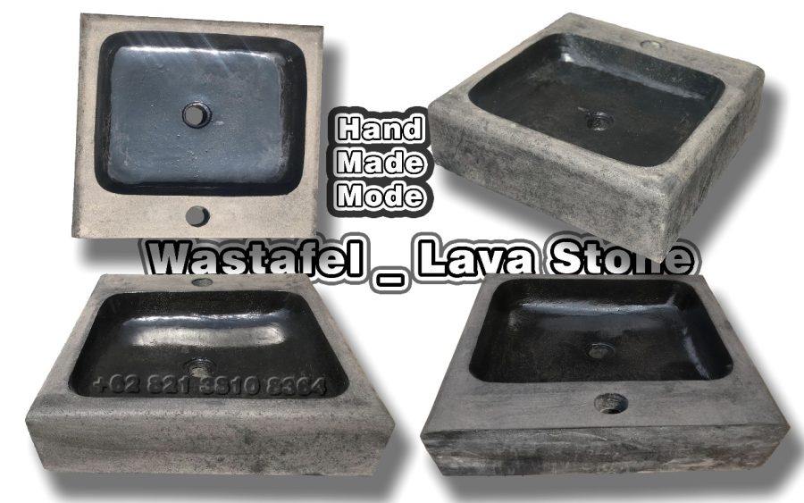wastafel Batu lava
