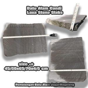 batu loncatan stepping stone lava slabs