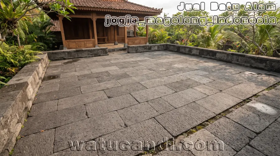 Premium Java Lava Stone Kollektion Premium klassischer Andesit-Steinboden für Luxushöfe