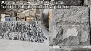 Slabs of volcanic temple natural stone tiles with rough face texture natural stone skin in 20x40 cm size for wall cladding.